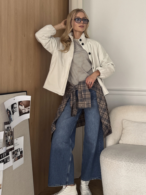 Широкі джинси YUKI модель ЦБ-00290489 Фото