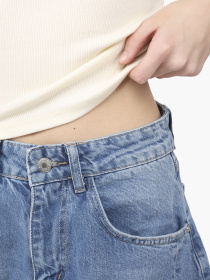 Широкі джинси YUKI модель ЦБ-00290490 Широкі джинси YUKI модель ЦБ-00290490 Фото