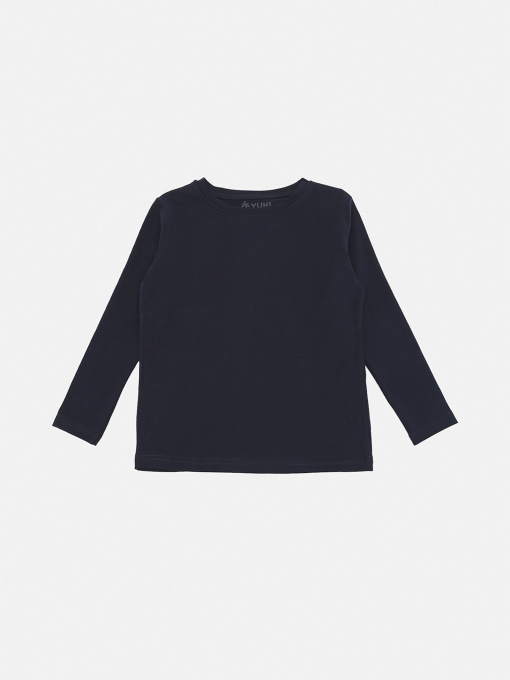 Футболка с длинным рукавом для мальчика  цвет темно-синий ЦБ-00290558 модель ЦБ-00290558 Фото