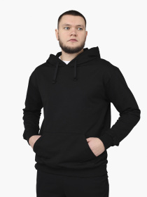 Худи мужское  цвет черный ЦБ-00290662 модель ЦБ-00290662 Фото