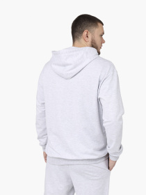 Худи мужское  цвет светло-серый ЦБ-00290665 модель ЦБ-00290665 Фото