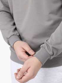 Світшот чоловічий  колір сірий ЦБ-00290669 модель ЦБ-00290669 Фото