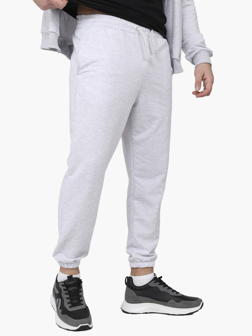 Штани спортивні чоловічі  колір світло-сірий ЦБ-00290677 модель ЦБ-00290677 Фото