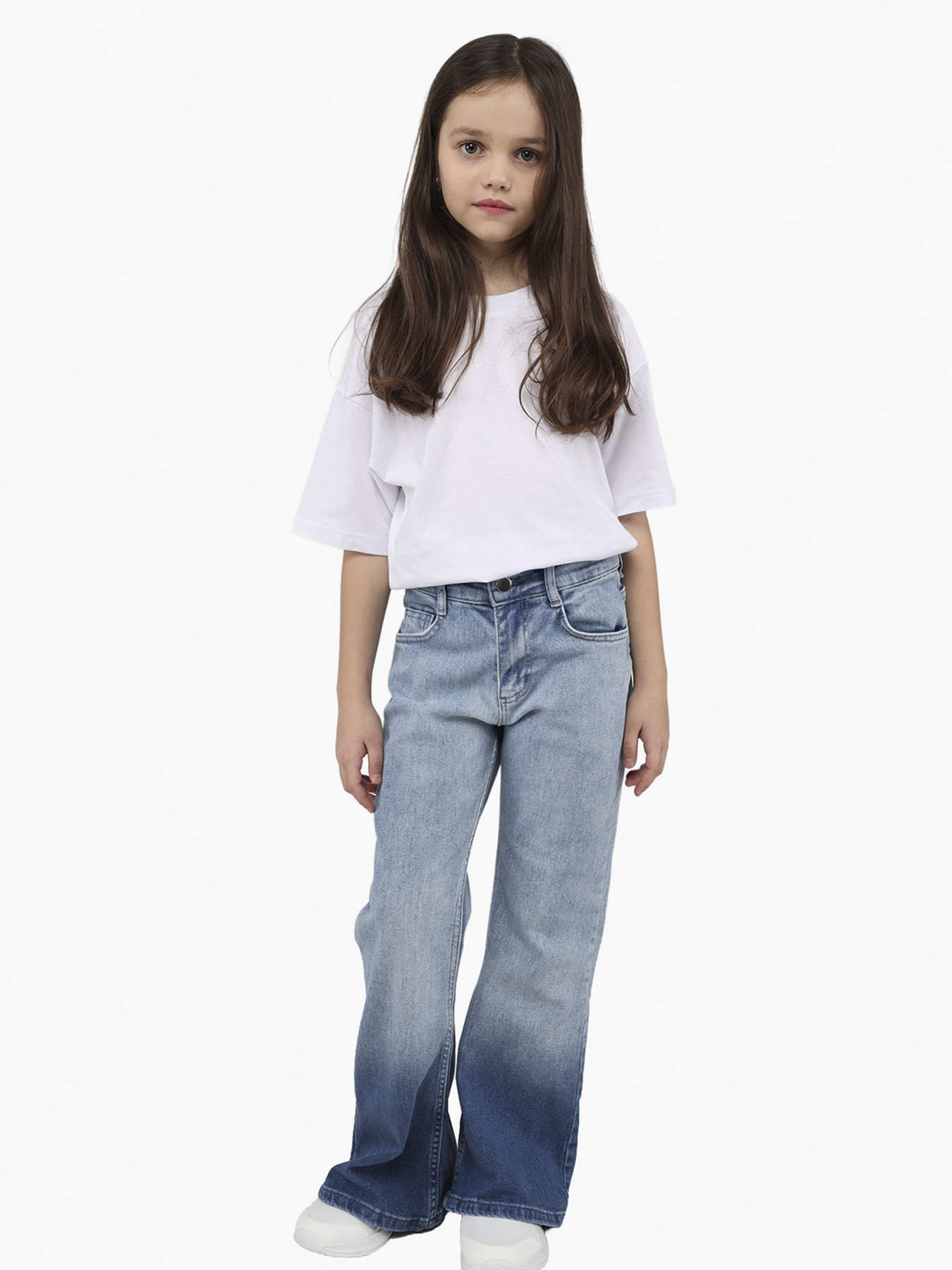 Расклешенные джинсы YUKI модель ЦБ-00290691 Фото