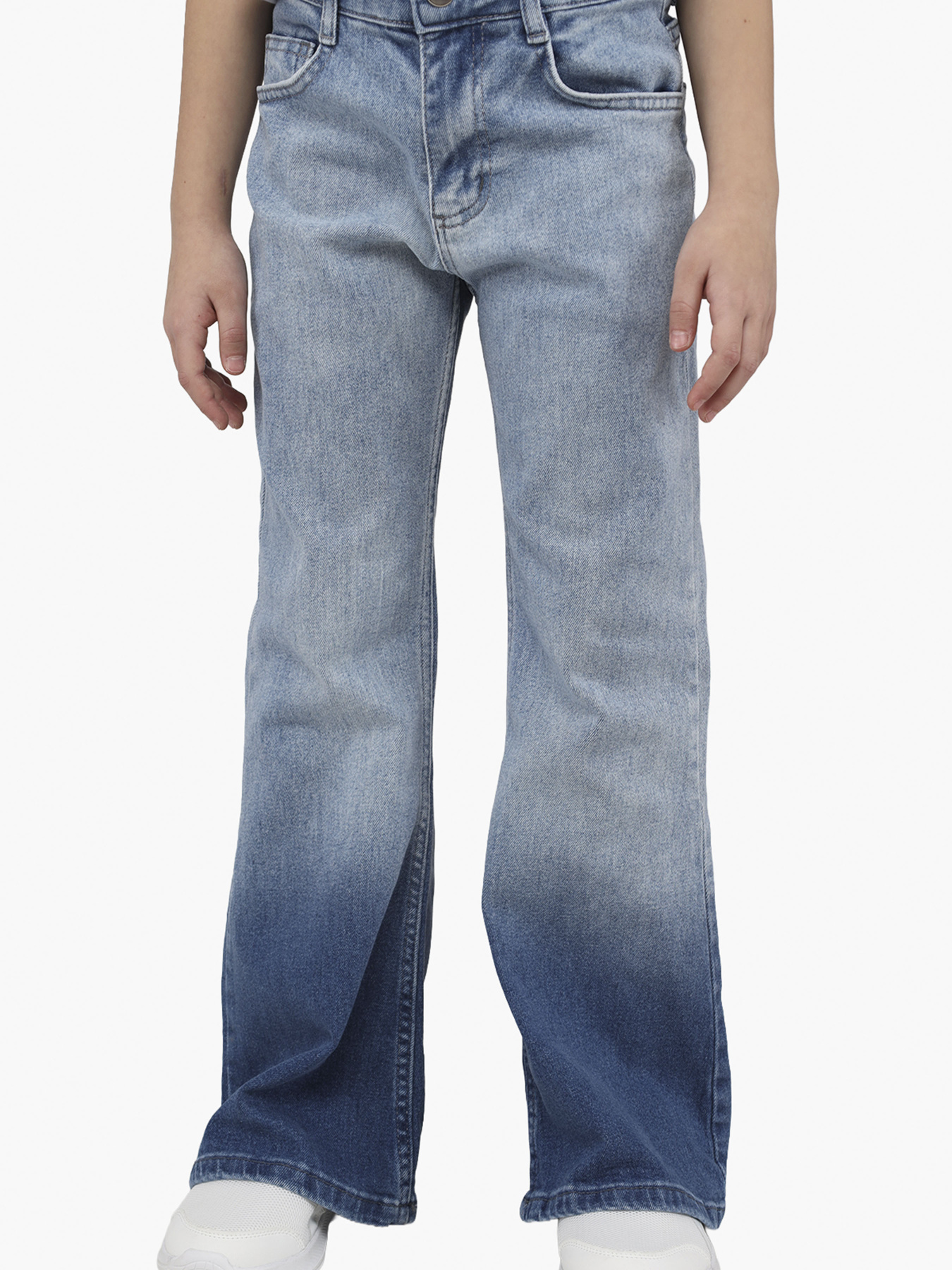 Расклешенные джинсы YUKI модель ЦБ-00290691 Фото