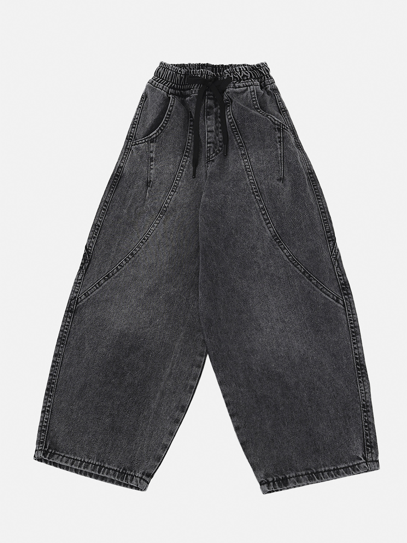 Джинси baggy для хлопчика  колір сірий ЦБ-00290692 модель ЦБ-00290692 Фото