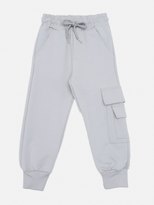 Штани спортивні для хлопчика  колір світло-сірий ЦБ-00290758 модель ЦБ-00290758 Фото