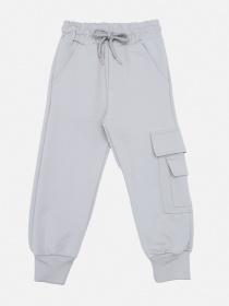 Штани спортивні для хлопчика  колір світло-сірий ЦБ-00290758 модель ЦБ-00290758 Фото