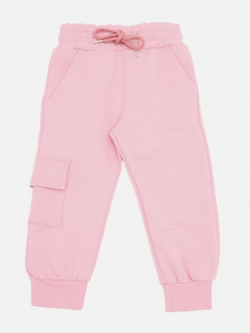 Штани спортивні для дівчинки  колір рожевий ЦБ-00290760 модель ЦБ-00290760 Фото