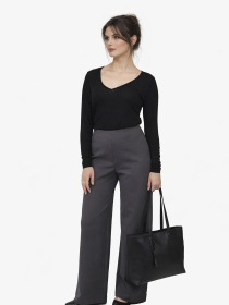 Брюки женские  цвет темно-серый ЦБ-00290883 модель ЦБ-00290883 Фото