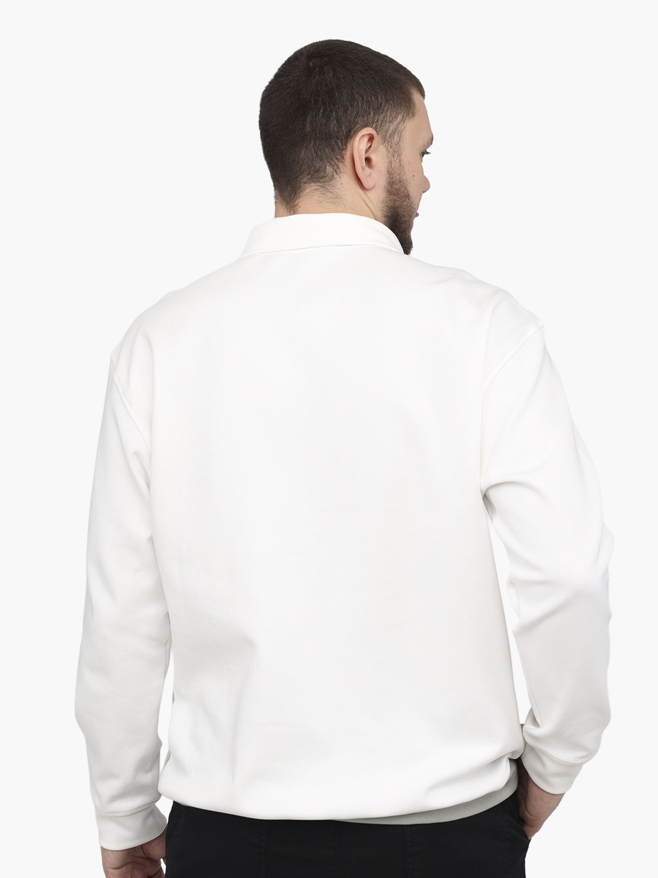 Світшот чоловічий  колір молочний ЦБ-00291037 модель ЦБ-00291037 Фото