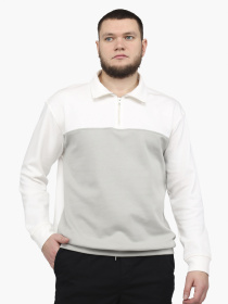 Світшот чоловічий  колір молочний ЦБ-00291037 модель ЦБ-00291037 Фото