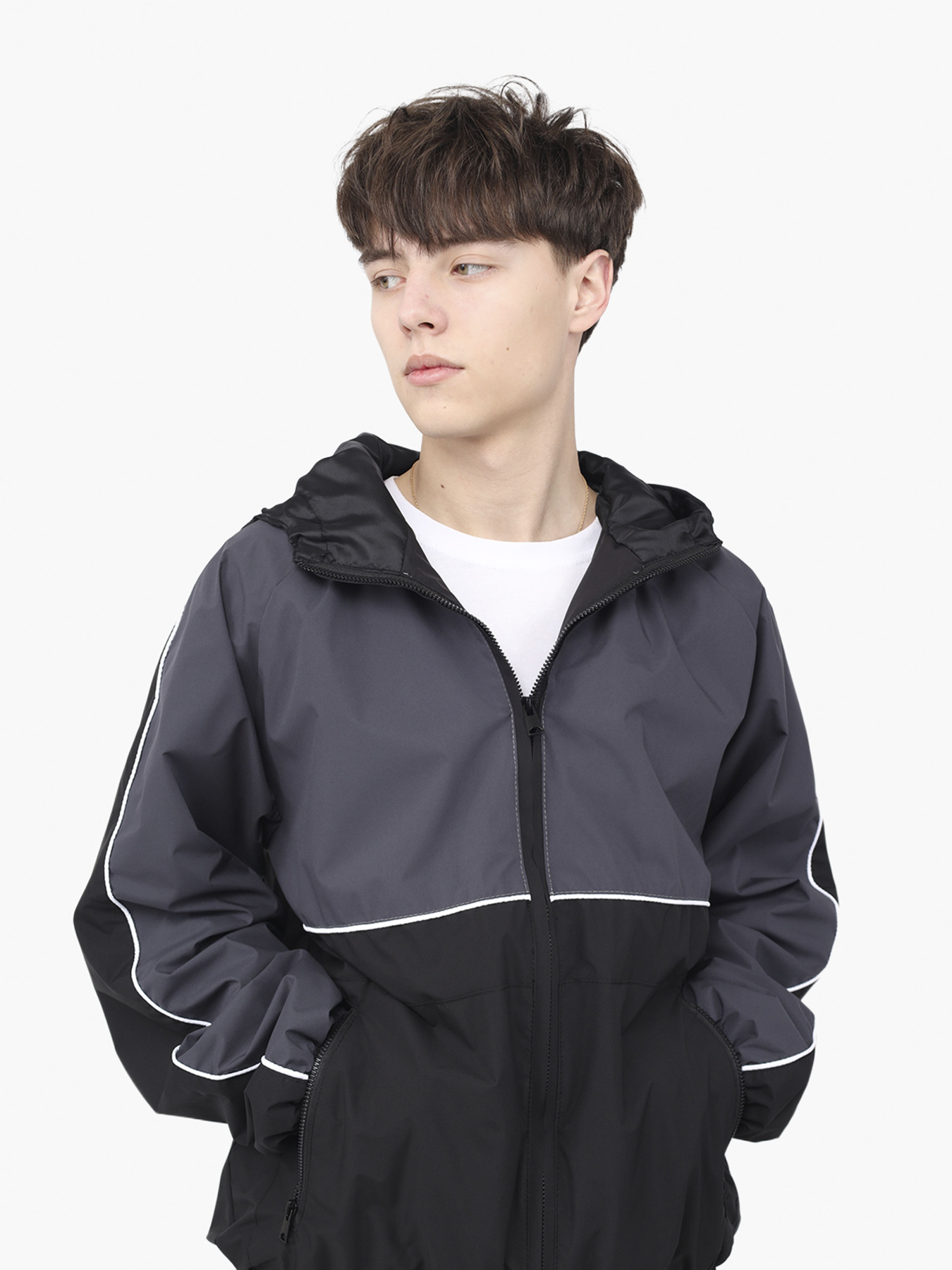 Вітровка чоловіча  колір чорний ЦБ-00291109 модель ЦБ-00291109 Фото