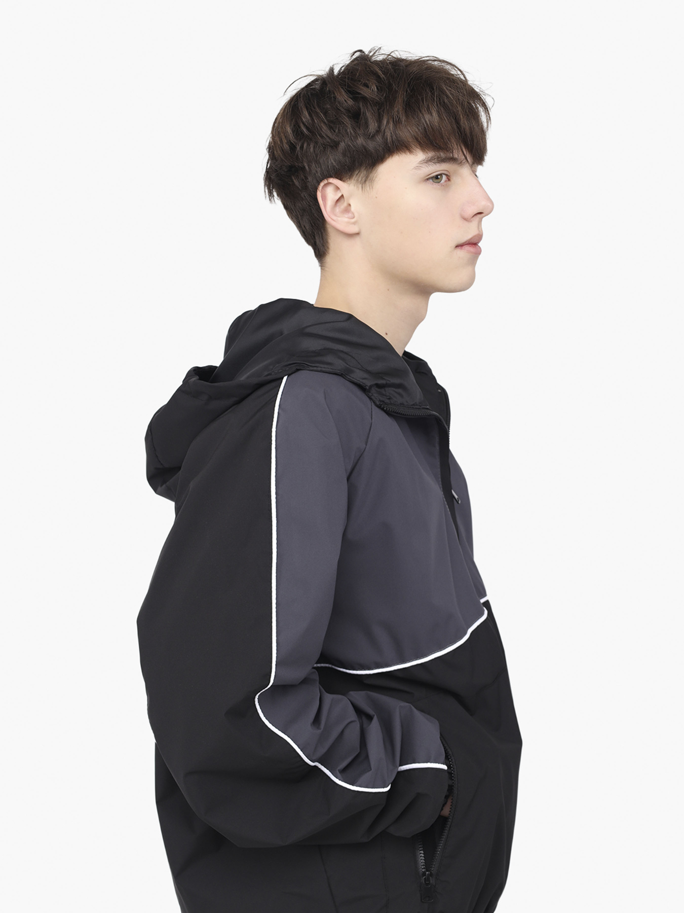 Вітровка чоловіча  колір чорний ЦБ-00291109 модель ЦБ-00291109 Фото