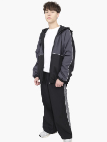 Вітровка чоловіча  колір чорний ЦБ-00291109 модель ЦБ-00291109 Фото