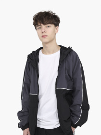 Вітровка чоловіча  колір чорний ЦБ-00291109 модель ЦБ-00291109 Фото