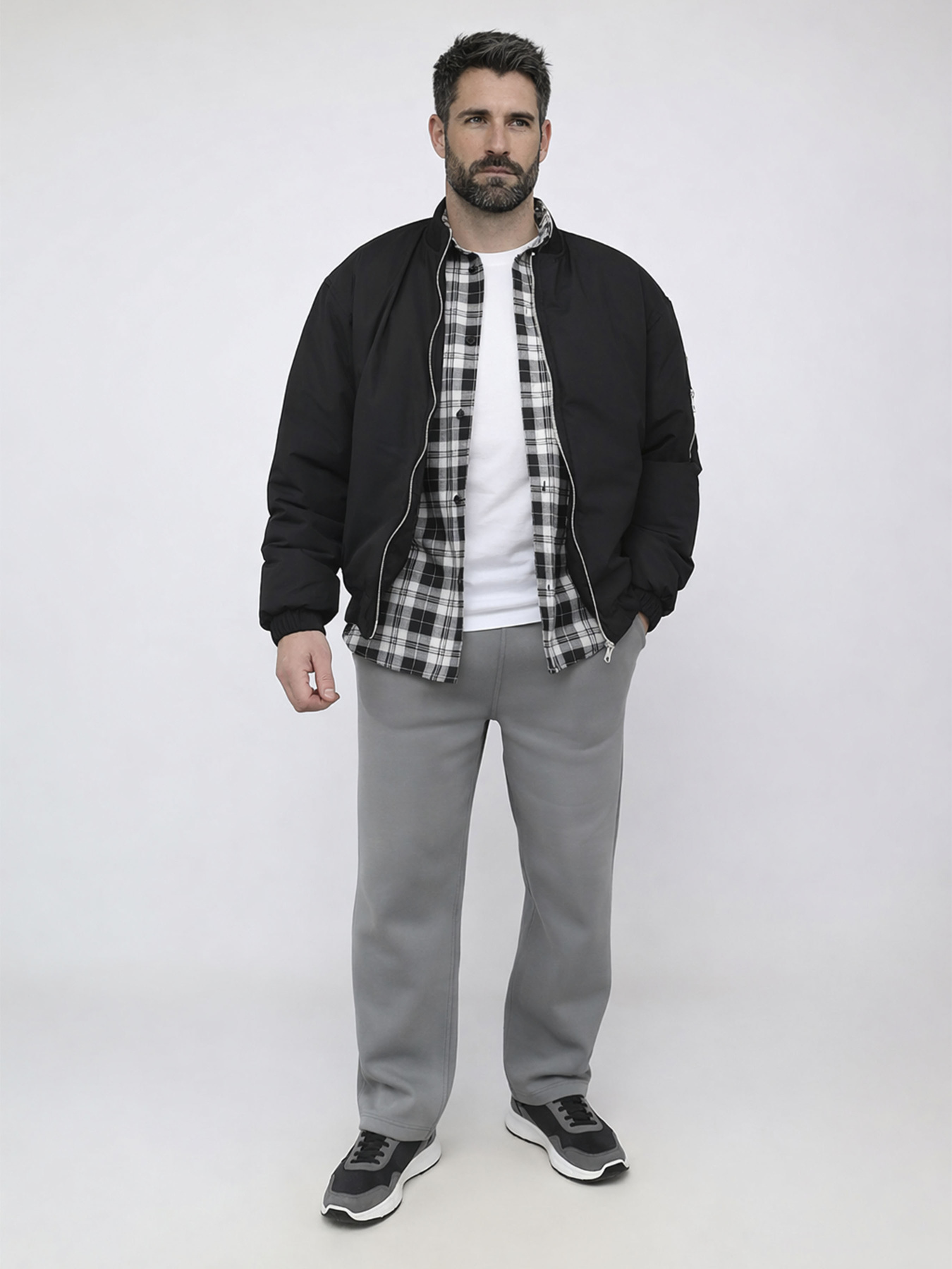 Куртка чоловіча  колір чорний ЦБ-00291110 модель ЦБ-00291110 Фото