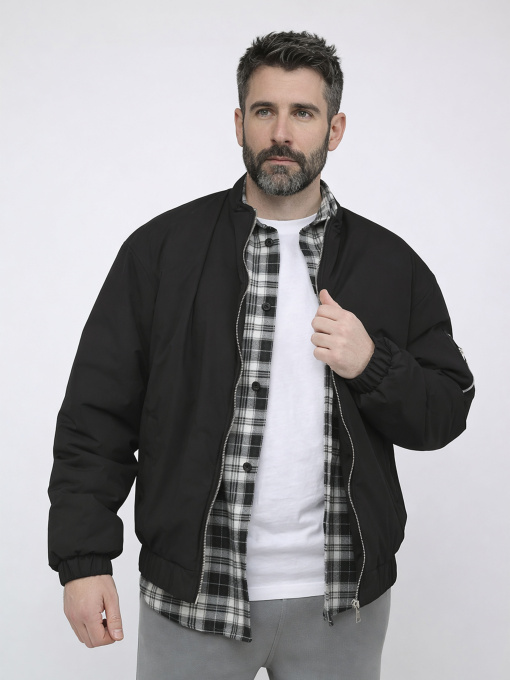 Куртка мужская  цвет черный ЦБ-00291110 модель ЦБ-00291110 Фото