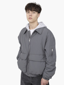 Куртка чоловіча  колір сірий ЦБ-00291112 модель ЦБ-00291112 Фото