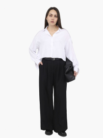 Сорочка з довгим рукавом жіноча  колір білий ЦБ-00291418 модель ЦБ-00291418 Фото