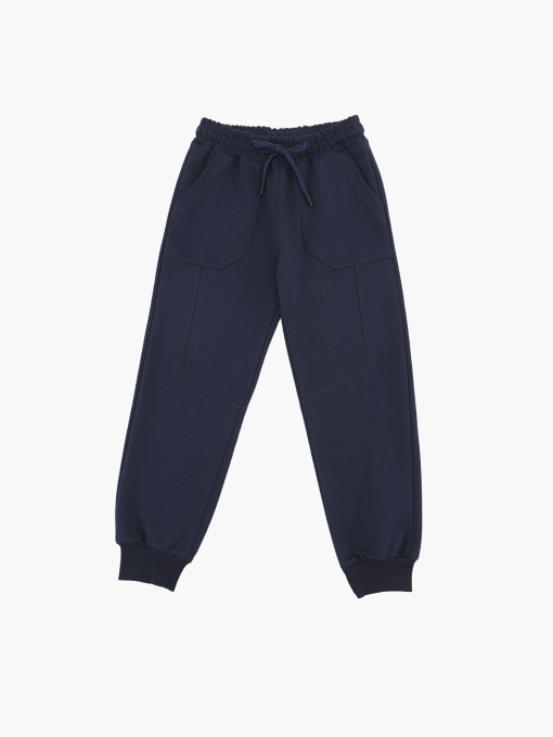 Штани спортивні для хлопчика  колір темно-синій ЦБ-00291849 модель ЦБ-00291849 Фото