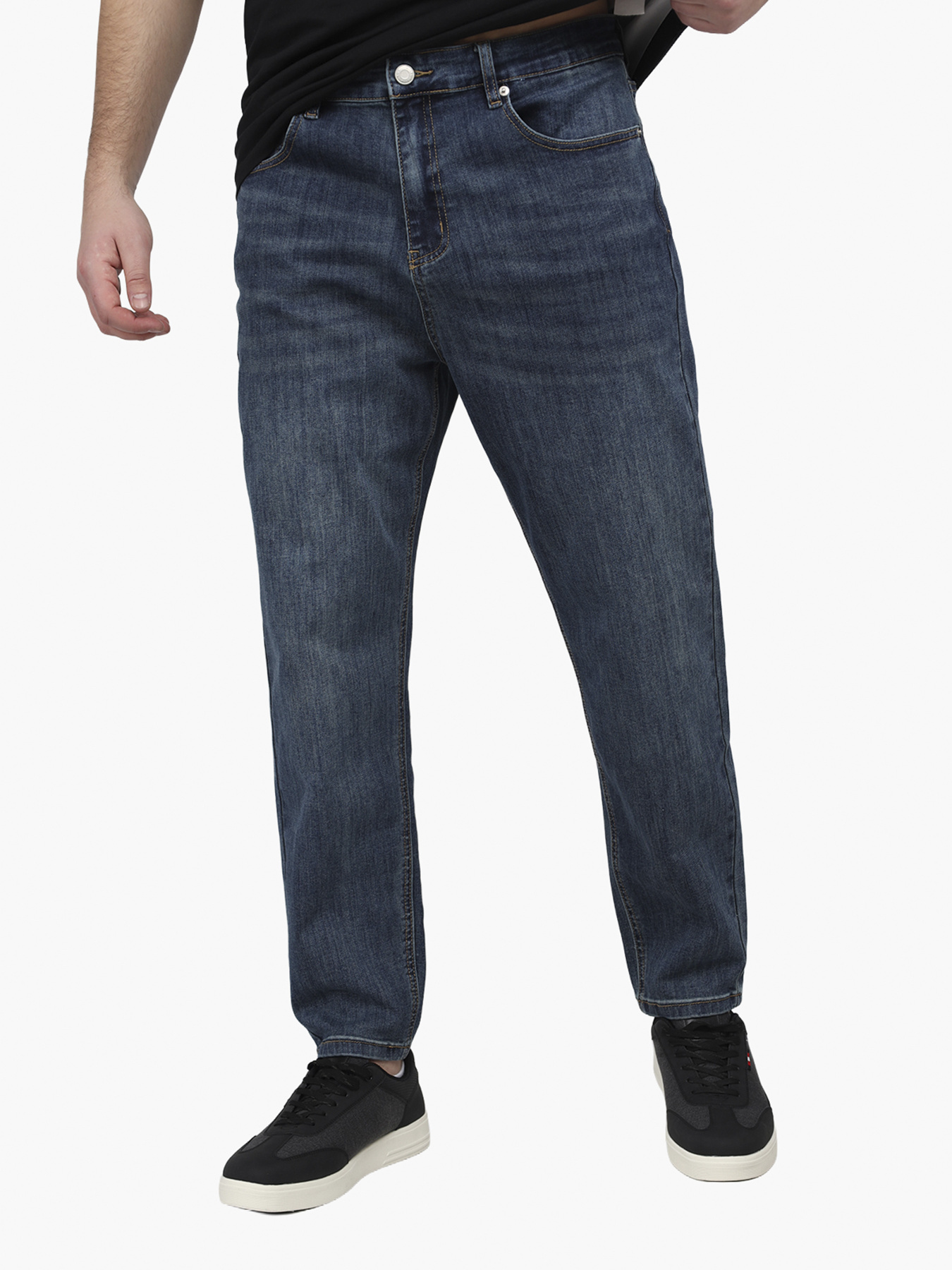 Джинсы carrot мужские  цвет синий ЦБ-00291871 модель ЦБ-00291871 Фото