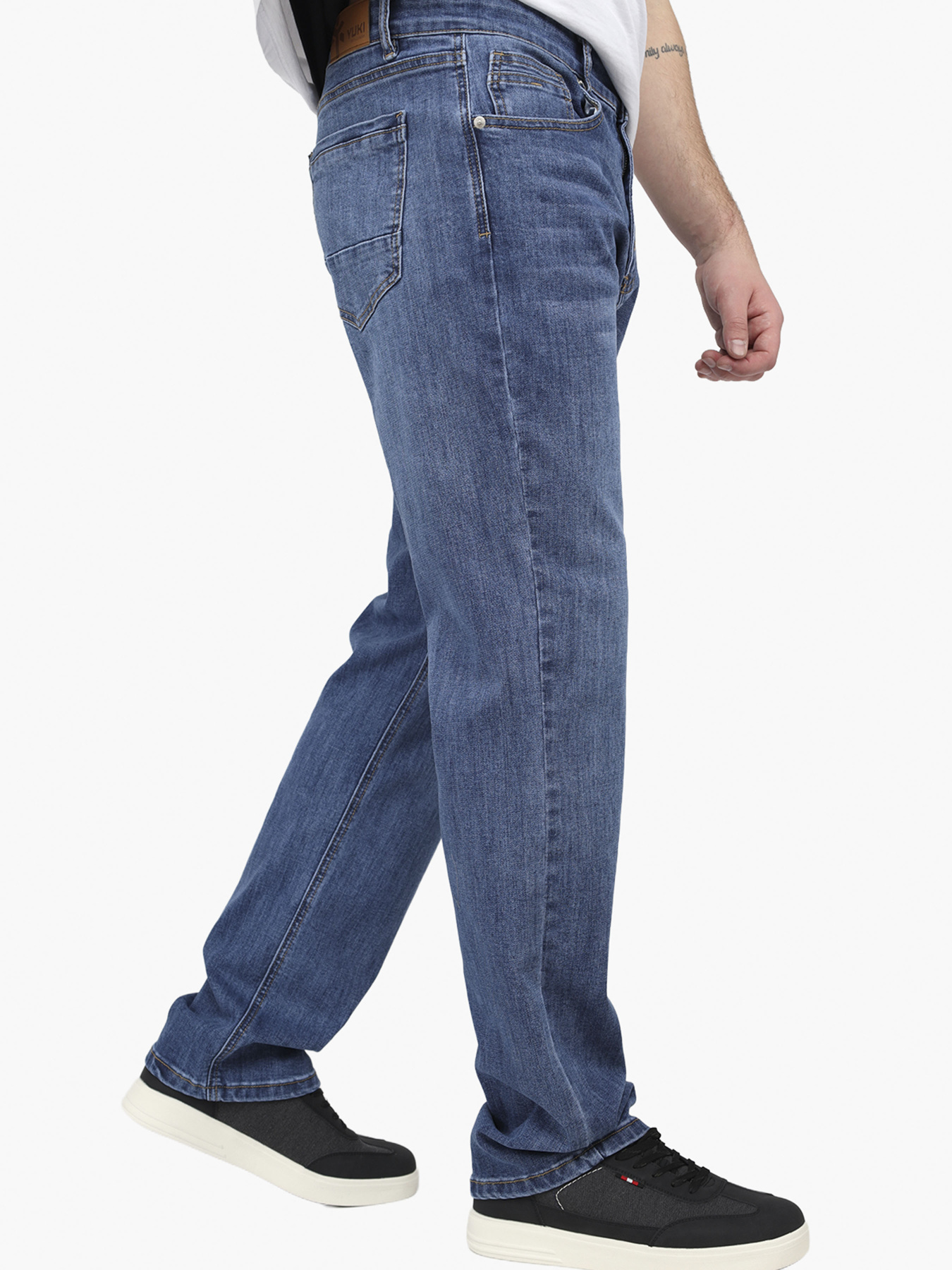 Джинсы regular мужские  цвет синий ЦБ-00291876 модель ЦБ-00291876 Фото