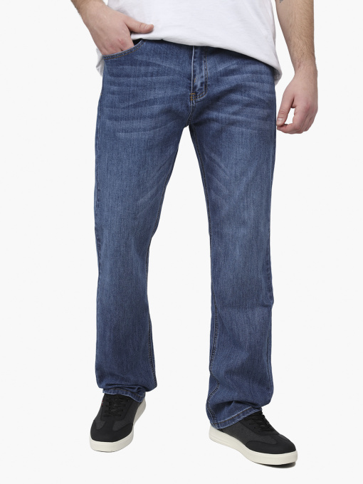 Джинсы regular мужские  цвет синий ЦБ-00291876 модель ЦБ-00291876 Фото