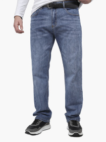 Джинсы regular мужские  цвет голубой ЦБ-00291877 модель ЦБ-00291877 Фото