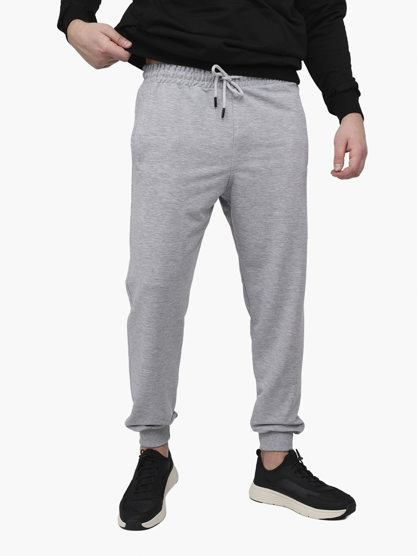 Штани спортивні чоловічі  колір світло-сірий ЦБ-00291969 модель ЦБ-00291969 Фото