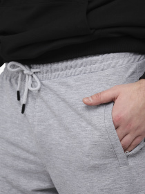 Штани спортивні чоловічі  колір світло-сірий ЦБ-00291969 модель ЦБ-00291969 Фото