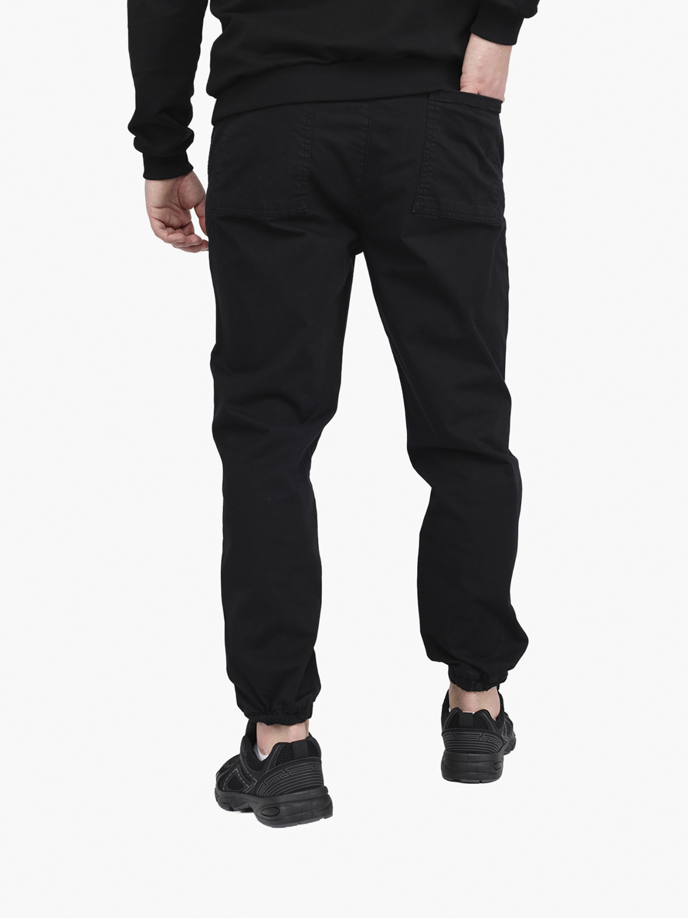 Джогери чоловічі  колір чорний ЦБ-00291974 модель ЦБ-00291974 Фото