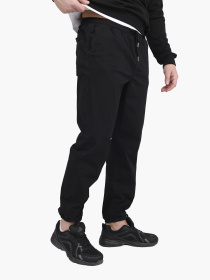 Джогери чоловічі  колір чорний ЦБ-00291974 модель ЦБ-00291974 Фото