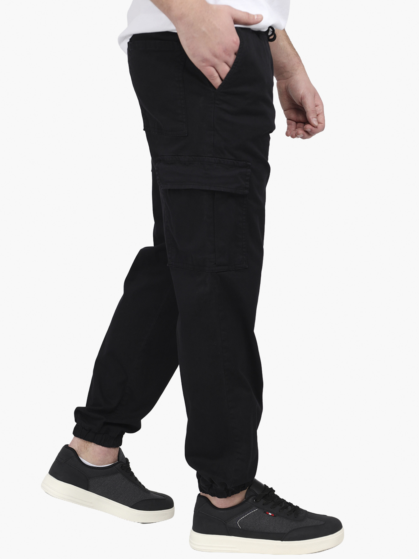 Джогери чоловічі  колір чорний ЦБ-00291976 модель ЦБ-00291976 Фото