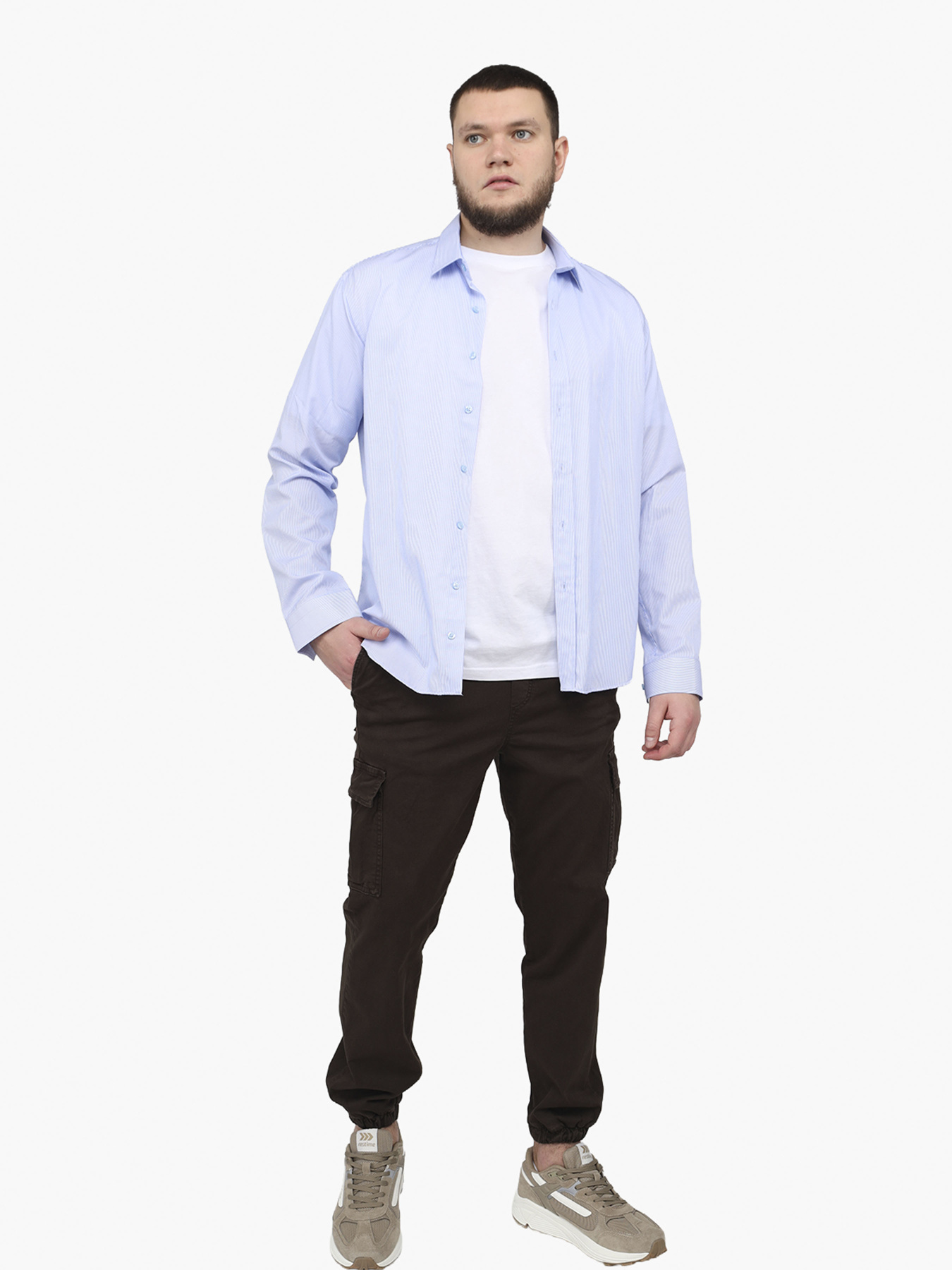 Джоггеры мужские  цвет коричневый ЦБ-00291977 модель ЦБ-00291977 Фото