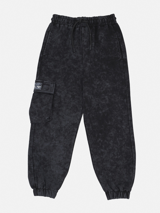 Штани спортивні для хлопчика  колір чорний ЦБ-00291984 модель ЦБ-00291984 Фото