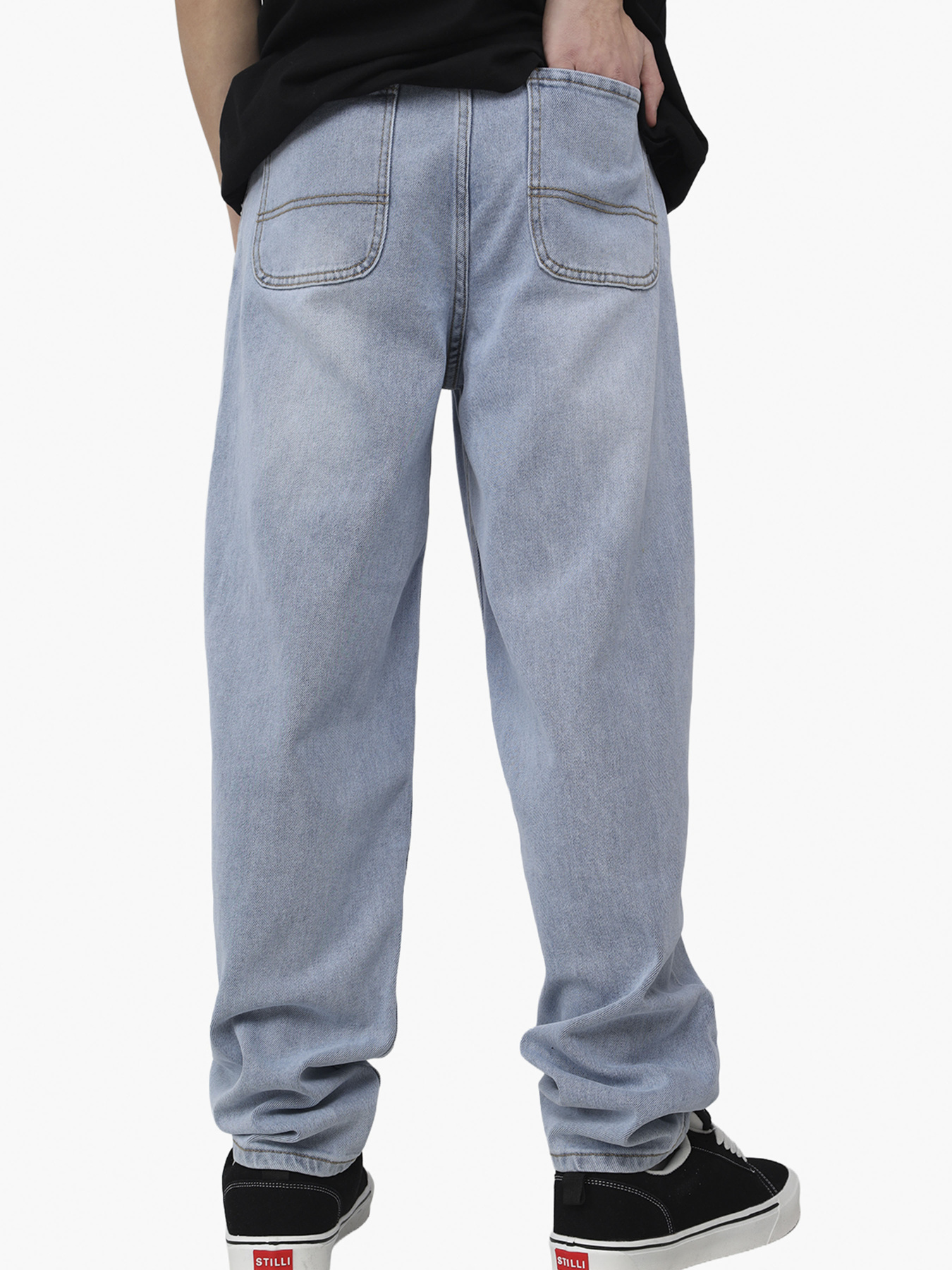 Джинсы skater мужские  цвет голубой ЦБ-00292367 модель ЦБ-00292367 Фото