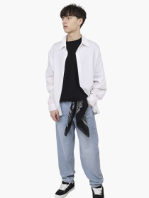 Джинсы skater мужские  цвет голубой ЦБ-00292367 модель ЦБ-00292367 Фото