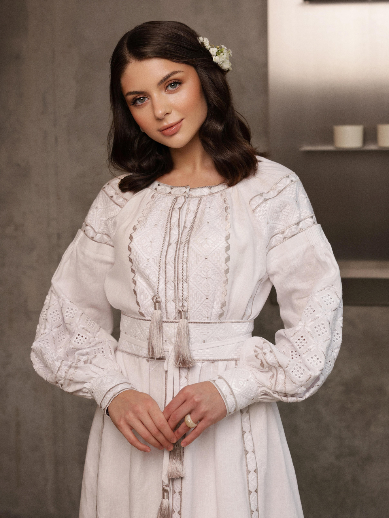 Вишита сукня Golden Trinity модель LIRA08 Фото