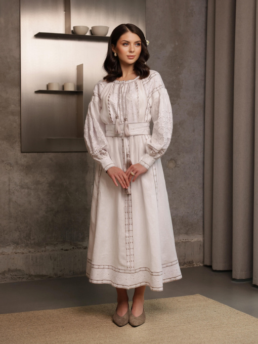 Вишита сукня Golden Trinity модель LIRA08 Фото