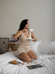 Пижама OVA OVA модель 191PJ-39SS-be Пижама OVA OVA модель 191PJ-39SS-be Фото