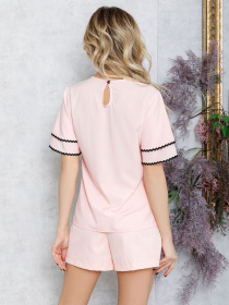 Блуза ISSA Plus модель SA-180_pink Фото