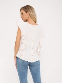 Блуза ISSA Plus модель SA-267_beige Фото