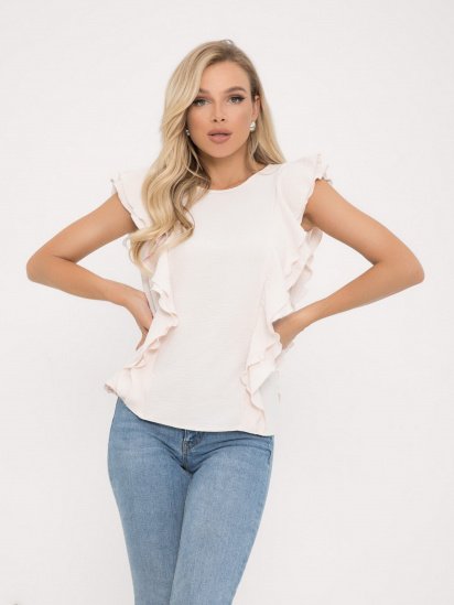 Блуза ISSA Plus модель SA-267_beige - фото