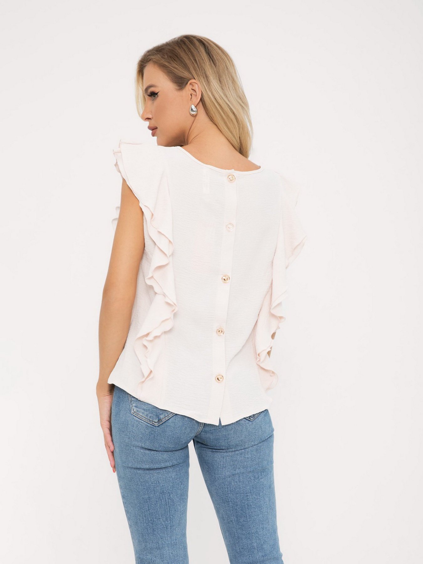 Блуза ISSA Plus модель SA-267_beige Фото