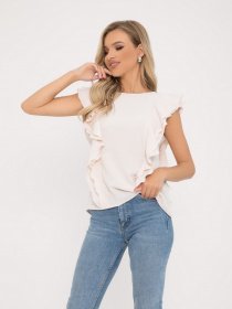 Блуза ISSA Plus модель SA-267_beige Фото