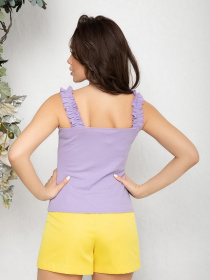 Майка ISSA Plus модель SA-192_lilac Фото