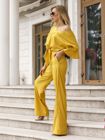 Костюм ISSA Plus модель 11992_yellow — фото 5 - INTERTOP