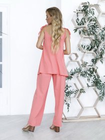 Повсякденний костюм ISSA Plus модель 12067_peach Фото