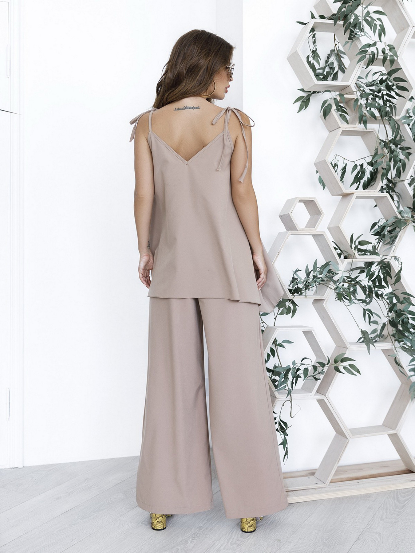 Костюм ISSA Plus модель 12067_beige Фото